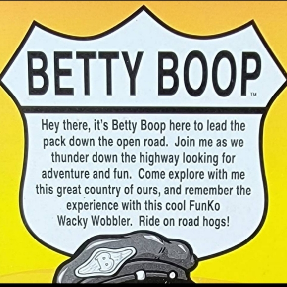 Biker Betty boop wacky wobbler (nib) Brand new official biker betty boop wacky - Picture 7 of 8